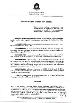 Foto: Prefeitura de Antnio Prado